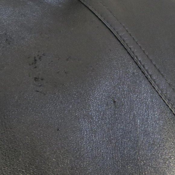 AUS-MOUTON AUSTRALIA - vintage double breasted leather coat - size med - Picture 7 of 8